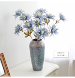 Simulated silk flower home furnishings wedding decoration flower arrangement network new 3 big clawed chrysanthemums