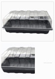 Wholesale Thickened Transparent Seedling Pots Garden Nursery Pots Flower Home Decoration Plastic Plastic Nursery Pots