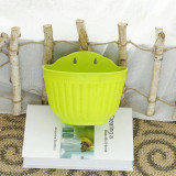 Wholesale Durable Plastic Hanging Basket Planter Flower Pots Decorative Wall Hanging Basket Garden Wall Hanging Basket Decor