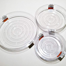 6 inch garden plant clear round plastic saucer Flower Planter Pot Tray