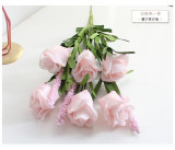 2021Simulation flower ornaments decoration home decoration wedding manufacturers wholesale PE lavender rose