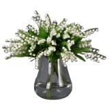 2021 Small Fresh Handfeel  Flower Home Decoration Piece Simulation Lilie of the Valley Plastic Flower