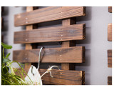 Hanging Wall Wooden Flower Stand High Quality Wooden Shelf Flower Home Decoration Wooden Wall Shelf