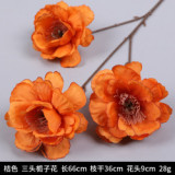 Simulated gardenia hibiscus  home furnishings wedding supplies decorative silk flowers artificial flowers rose flowers