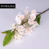 2021 artificial plant single branch small peach blossom indoor study artificial flower decoration