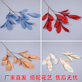2021 Wedding supplies bouquet hotel banquet decoration fake flower loquat leaves