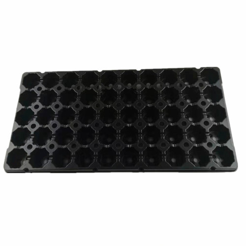 Manufacturer Wholesale Direct Sales 50 Hole Water Free Plastic Flat Tray Seedling Hole Tray Multi Meat Flower Pot Tray