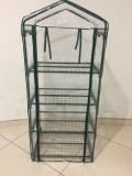 Hot Selling Fourth Floor Nursery Plant Stand Frame For Flowers Flower Stands With PVC Clear Cover Without Bottom Pulley