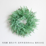 2021Simulation wreath of Eucalyptus stars grass ring door decoration wall decoration wedding