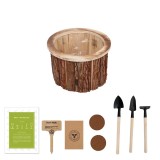 Home Garden Tools Wood Planter Box Mini Garden Tool Set Indoor Gardening Creative Gift Sets