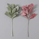 Nordic wind simulation of green plants living room table decoration plants with single lemon rabbit ear leaves inserted flowers