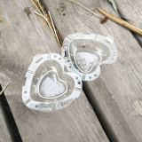 Hot Selling Transparent Mold Growth Forming Mould Tool garden Heart Shape Strawberry Shaping Mold