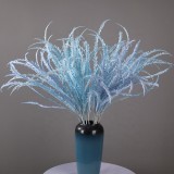 2021Imitation flower Miscanthus Wedding Hall Hotel birthday party decoration artificial flower line leaf material