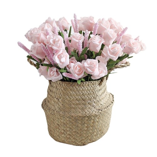 2021Simulation flower ornaments decoration home decoration wedding manufacturers wholesale PE lavender rose