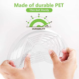 Clear Plant Saucers 18 Pack (6/8/10 Inch) Flower Pot Drip Trays Indoor Outdoor Plants Garden Saucers Plant Pot Saucer Tray