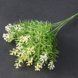Artificial flower factory home flower arrangement with grass wedding simulation seven fork rice grass
