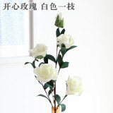 5 colors Optional PE foam flower garden simulation flowers 5 flowers wholesale roses