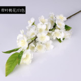 2021 artificial plant single branch small peach blossom indoor study artificial flower decoration