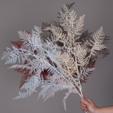 Simulated rime Phoenix grass wedding hall hotel home living room decoration flower dining table photography ornaments