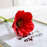 2021PU mini poppy home decoration flower arrangement small poppy