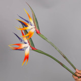 2021New large simulated flowerpot planted with flowers, bird of paradise, orchid