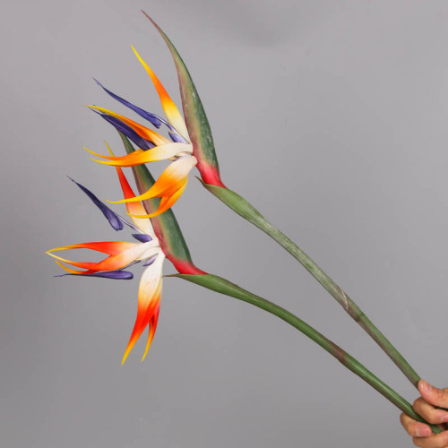 2021New large simulated flowerpot planted with flowers, bird of paradise, orchid