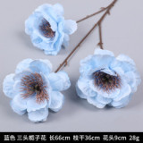 Simulated gardenia hibiscus  home furnishings wedding supplies decorative silk flowers artificial flowers rose flowers