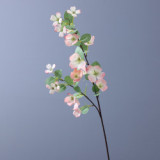 New simulation 2  medlar flower  silk flower living room table display of soft decoration engineering plastic flower who