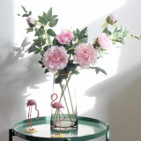 2021Simulation silk flower decoration wedding manufacturers wholesale 3 European peonies