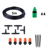 Irrigation Spray DIY With Adjustable Drippers  Garden Hose Micro Drip Watering Kits Drip Irrigation System Automatic Watering