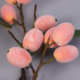 Simulation 14 fruit loquat indoor home home study meaty ornaments shop decoration vase flowers