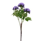 Plastic flower home decoration flower simulation single branch 3 fork snowball flower