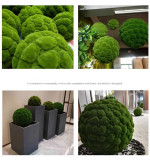 Cute Artificial Moss Stones Grass Home Garden Bonsai Decoration For Garden Path Moss Balls Green Artificial Moss For Decoration