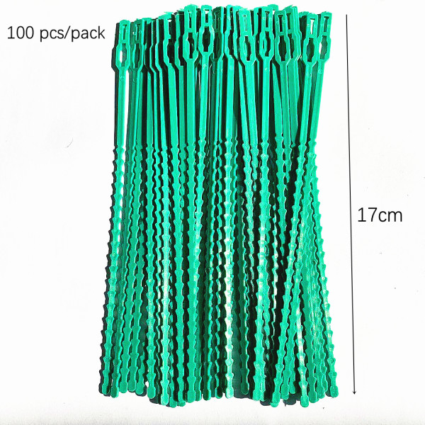 100 pcs 17 cm Garden Plant Twist Tie Plant Binder