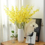 5 fork imitation flower dance orchid silk flower decoration wedding ornaments wenxinlan manufacturer wholesale