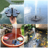 Hot Selling Solar Powered Fountain Pump Solar Panel Kit Water Pump Garden Decoration Solar Water Fountain