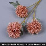 2021Wedding supplies road lead flower arrangement stage flower arrangement decoration ping Pong chrysanthemum simulation flowers