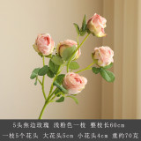 2021Simulation dry rose dry flower withered char edge silk flower wedding decoration