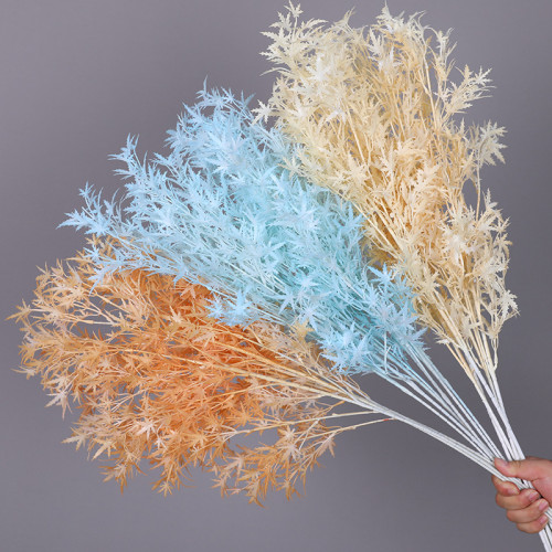 Imitation star maple leaf wedding decoration props fake flowers wedding hall ceiling decoration artificial flowers