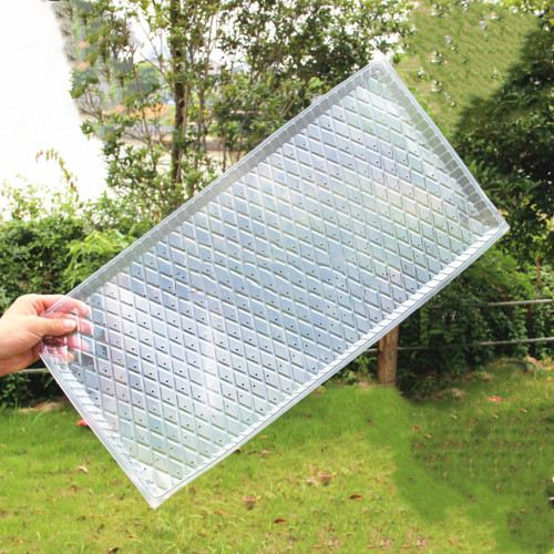 9 Inch Machine Inserting Flat Hand Throwing Plastic Seed Sprouter Seed Germination Tray Transparent 434 Hole New Material
