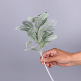 Nordic wind simulation of green plants living room table decoration plants with single lemon rabbit ear leaves inserted flowers