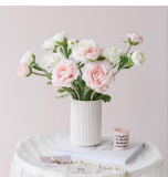 2021Simulation camellia high-grade silk flower home decoration floral manufacturers wholesale