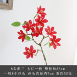 Simulation flower silk flower home  decoration wedding manufacturers wholesale 8 Tiger orchids