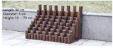 Hot Sale Durable Garden Decoration Outdoor Wood Fencing Anticorrosive Wooden Fence