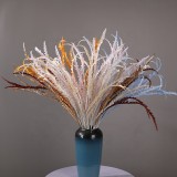 2021Imitation flower Miscanthus Wedding Hall Hotel birthday party decoration artificial flower line leaf material