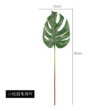 2021 Creative INS Mgrid Accessories Leaf Decoration Single Plant PU Simulation Turtle Leaf
