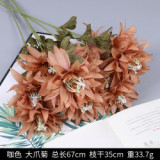 Wedding hall road guide decoration flower arrangement household ornaments simulation flower crab claw Chrysanthemum