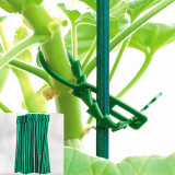 100 pcs 24 cm Adjustable Plant Garden Twist Tie Plant Binder