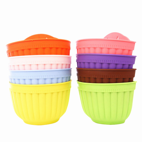 Wholesale Durable Plastic Hanging Basket Planter Flower Pots Decorative Wall Hanging Basket Garden Wall Hanging Basket Decor