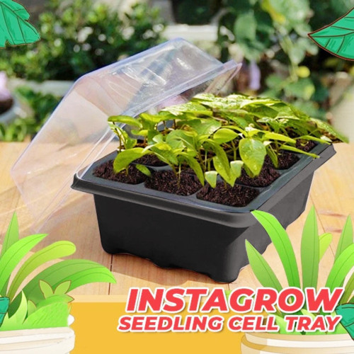 12 Hole Seedling Trays Seed Starter Plant Grow Box Propagation For Gardening Grow Starting Plant Propagator Seed Trays